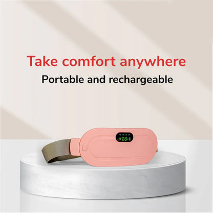 Period Cramp Relief Massager Belt | The Ultimate Heating Pad for Period Cramps Led Display