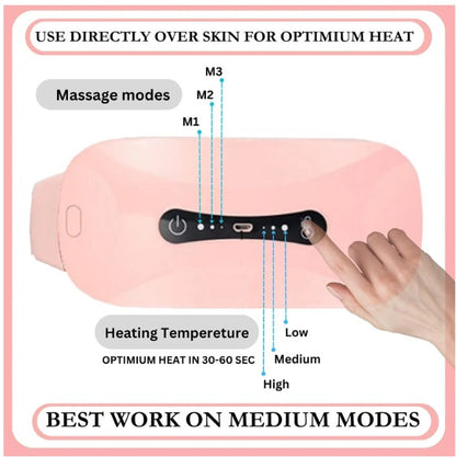 Period Cramp Relief Massager Belt | The Ultimate Heating Pad for Period Cramps Led Display